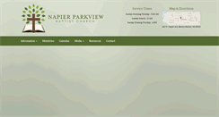 Desktop Screenshot of napierchurch.org